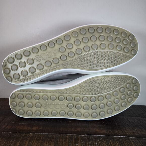 Ecco Gray Ankle Boots with Side Zipper - Picture 9 of 14